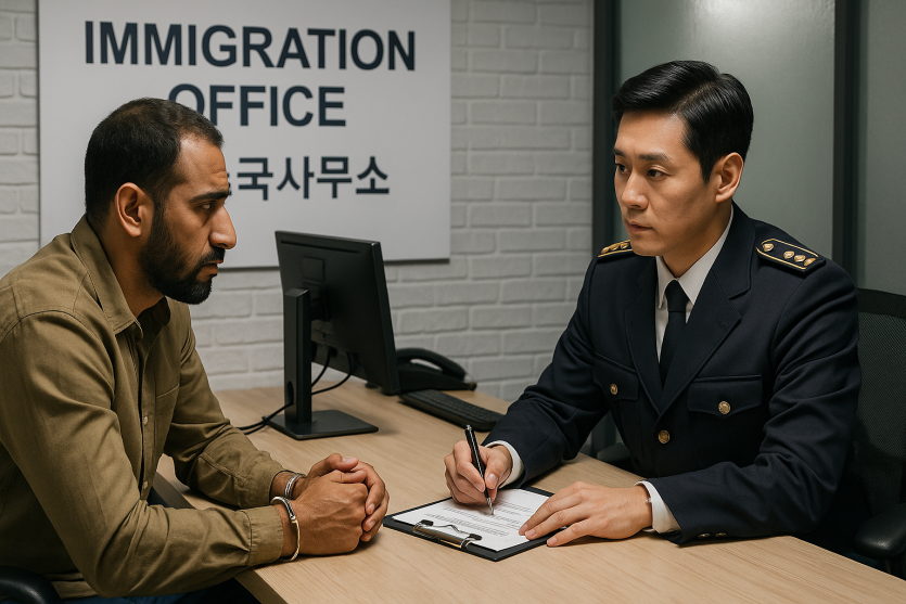 immigration-crackdown, 불법체류자 단속, 출입국사무소, 출입국관리법위반, 강제퇴거
