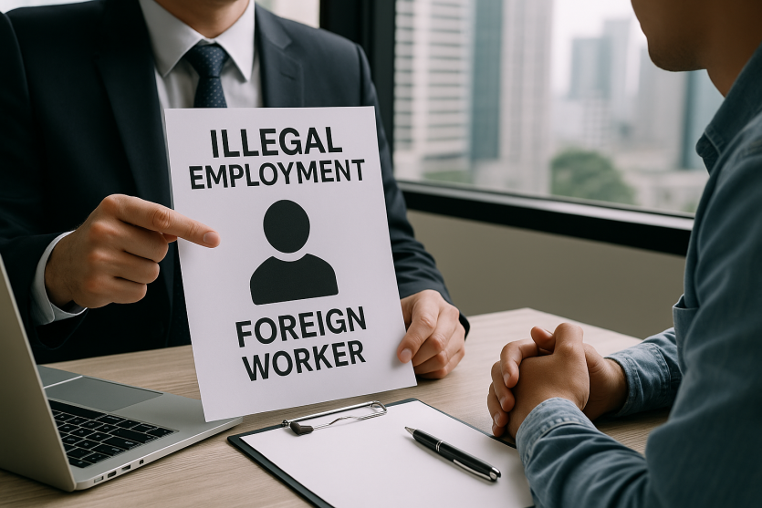 foreign-employment-restriction, 외국인고용제한, 불체자고용처벌, 불법체류자고용처벌, 불법체류자고용주, 외국인고용추벌금