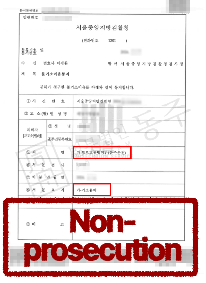 음주운전초범기소유예로 종결된 외국인 사건에서 짧은 운전 거리와 고의성 없는 상황을 근거로 선처를 이끌어낸 성공사례를 설명하기 위해 삽입된 이미지