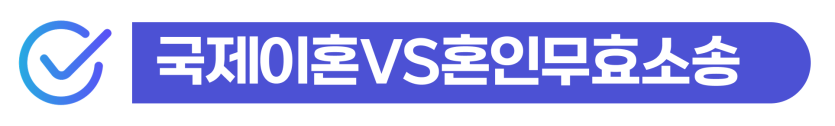 국제결혼사기 피해 시 국제이혼과 혼인무효소송 차이 및 대응 방법 안내 이미지
