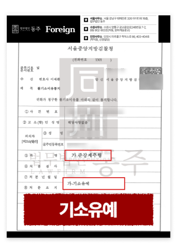 준강제추행처벌, 외국인 기소유예로 선처