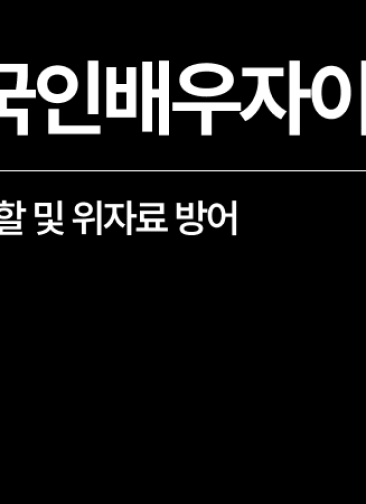 외국인이혼재산분할 및 이혼소송위자료 방어 사례, 한국인배우자 필독