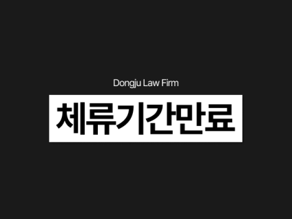 체류기간만료 외국인, 불법체류자 강제추방 및 재입국 대행 변호사 행정사