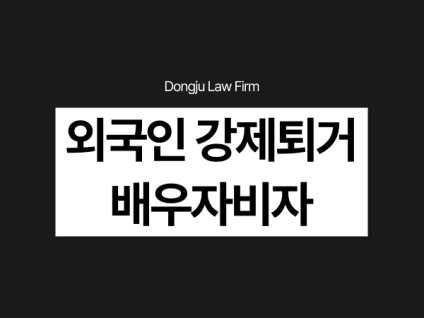 외국인 강제퇴거 배우자비자 연장 불허, 출입국행정사와 대응 필요