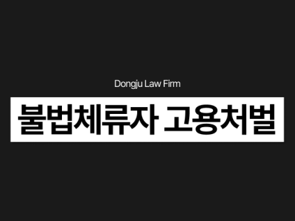 불법체류자 고용 사업주 처벌 정리, 외국인 노동자 고용주 구제방안은